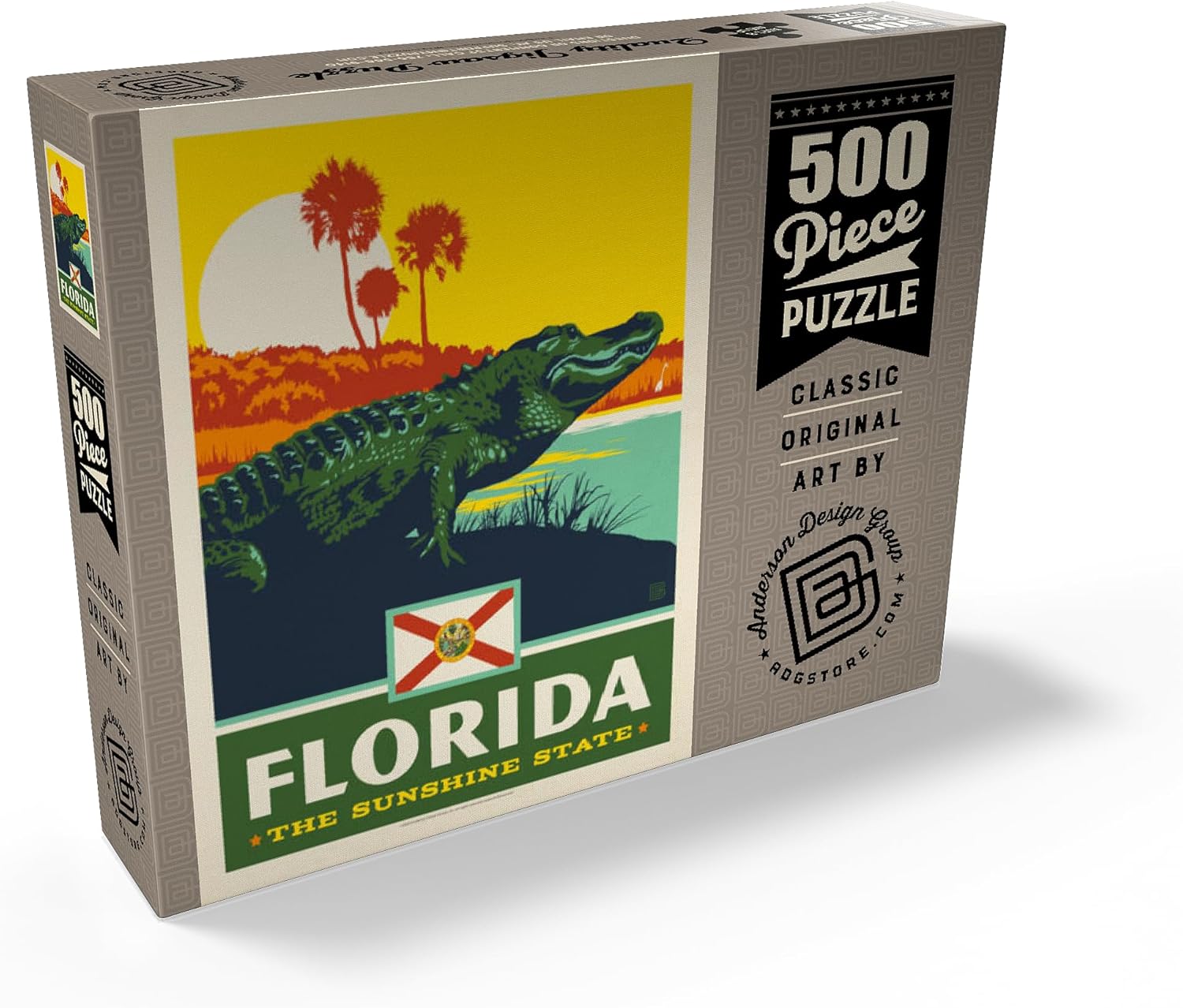 MyPuzzle Florida: The Sunshine State - Premium 500 Piece Jigsaw Puzzle for Adults