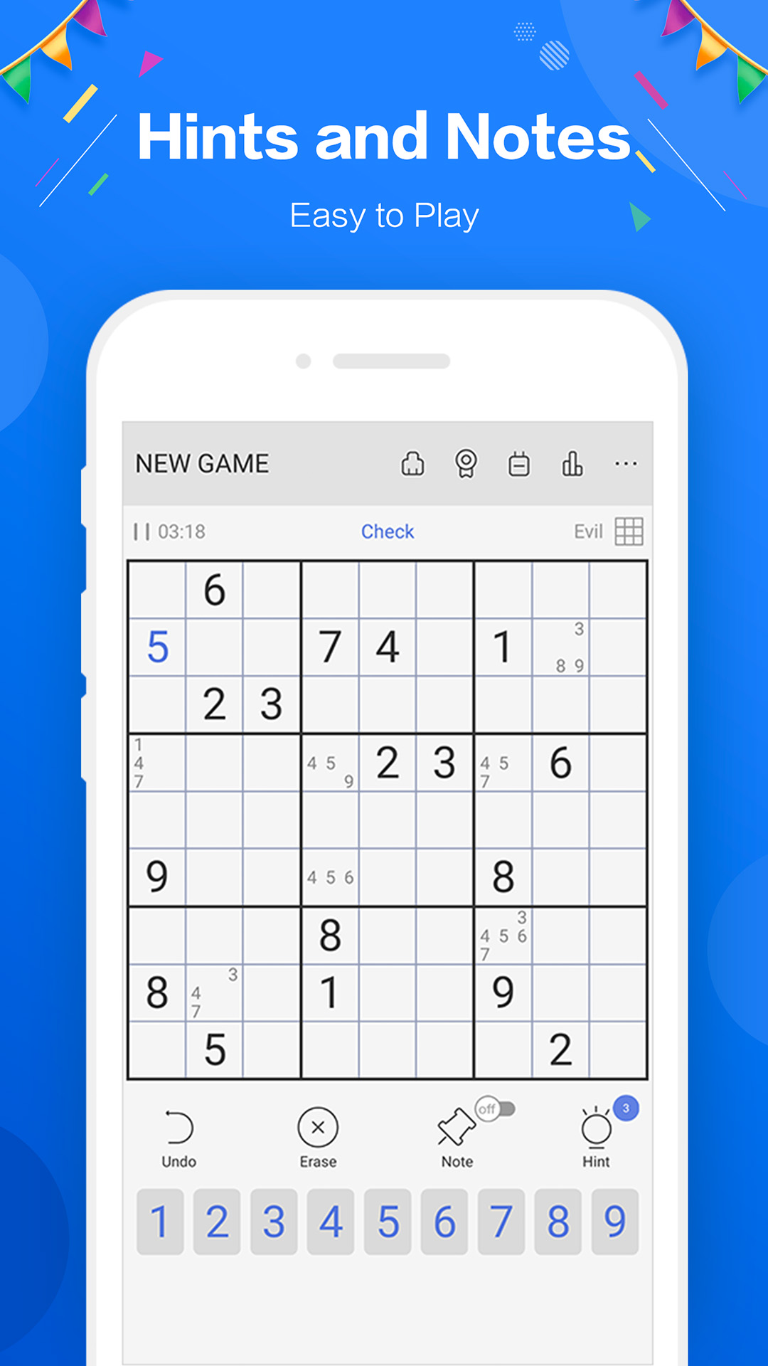 Sudoku best and free sudoku game App on Amazon Appstore