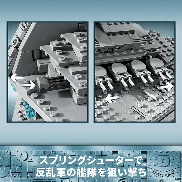 レゴ LEGO スター・ウォーズ スター・デストロイヤー 1555ピース おもちゃ 玩具 誕生日 クリスマス プレゼント ブロック 男の子 女の子 子供 10歳 11歳 12歳 小学生 宇宙 コレクター ディスプレイ 75394 - 5