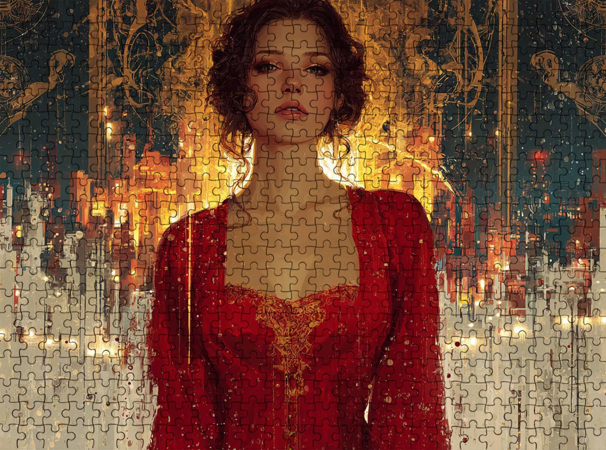 Bellezza sogno-2 Puzzle 1500 Pezzi per Adulti, Puzzle in Legno - Collezione Classica con Poster Incluso - Sfida di Concentrazione e Passatempo Antistress, Gioco per Famiglia, 87 x 57 cm f0-758