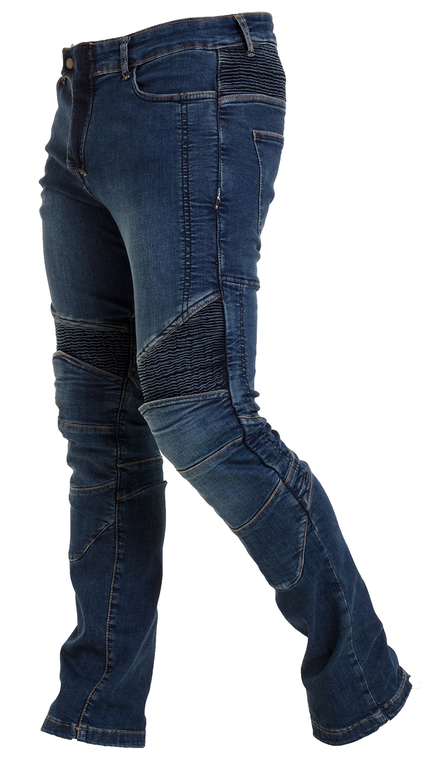 Rider Protec® Men's Motorcycle Jeans Aramid Protective Linning Motorbike Denim Jeans Riding Pants with Removable Armour Biker Trousers for Men — view 5