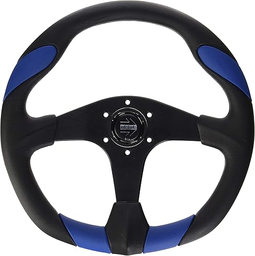 Momo QRK35BK0BU - Volante (inserto azul poliuretano Quark), 1 paquete