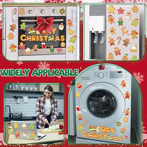 Miniatura 13 de Wiooffen 36 imanes del día de San Patricio para refrigerador del día de San Patricio, decoración magnética, gnomo, imanes de trébol irlandés