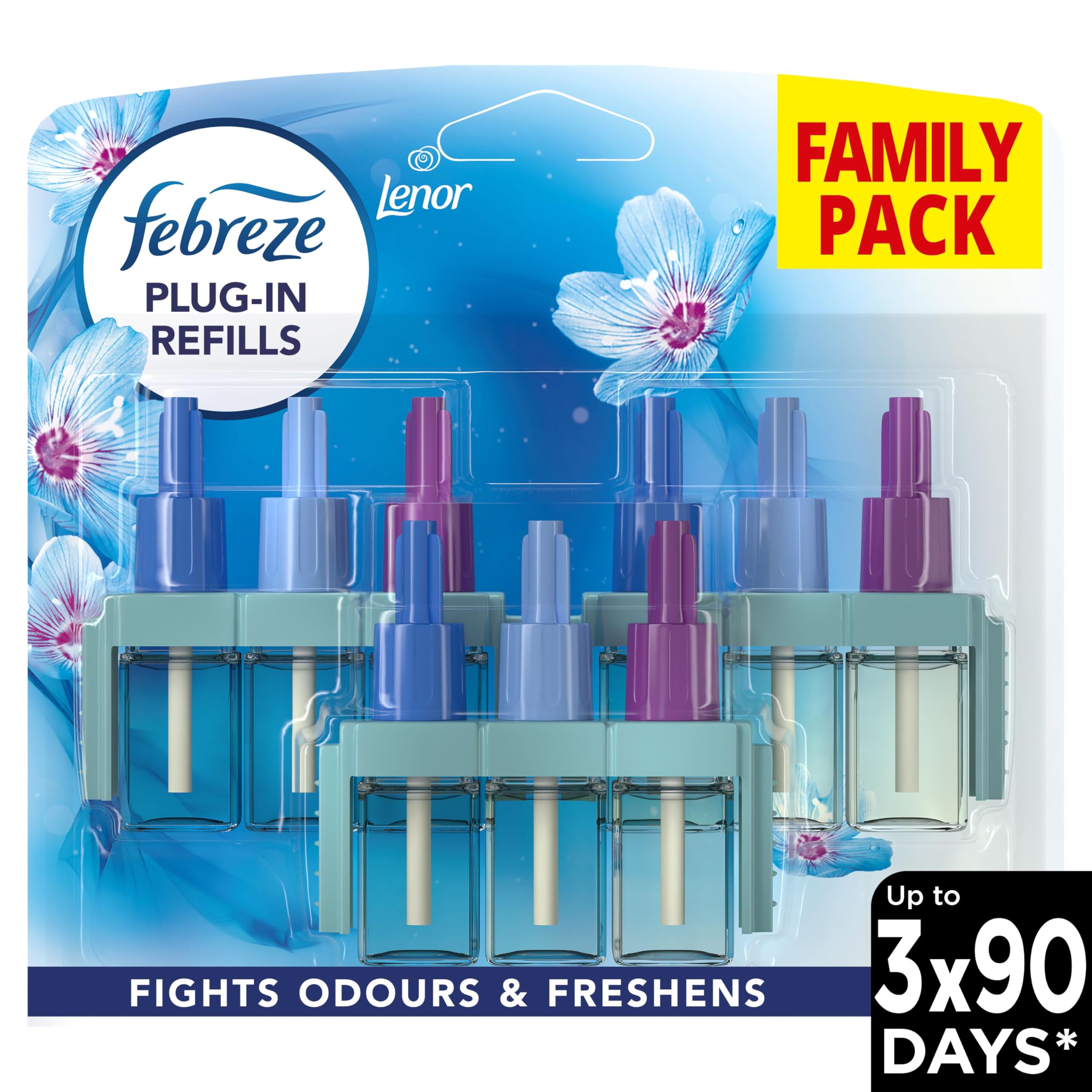 Febreze 3Volution Air Freshener Plug In Refill Spring Awakening 3x20ML, 3 Alternating Scents To Fight Odours — view 2