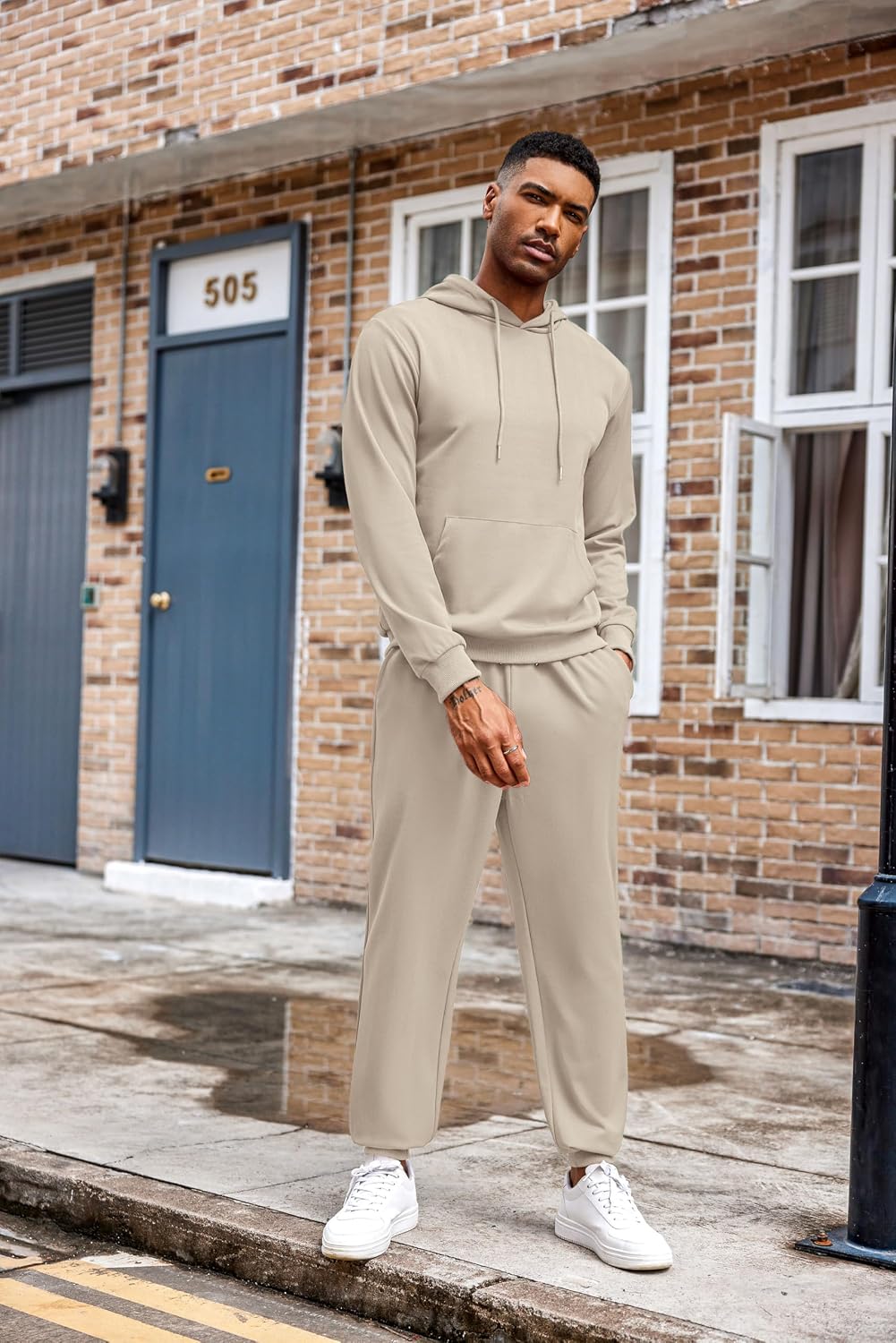 COOFANDY Men's Tracksuit 2 Piece Hoodie Athletic Sweatsuits Casual Jogging Suit Sets