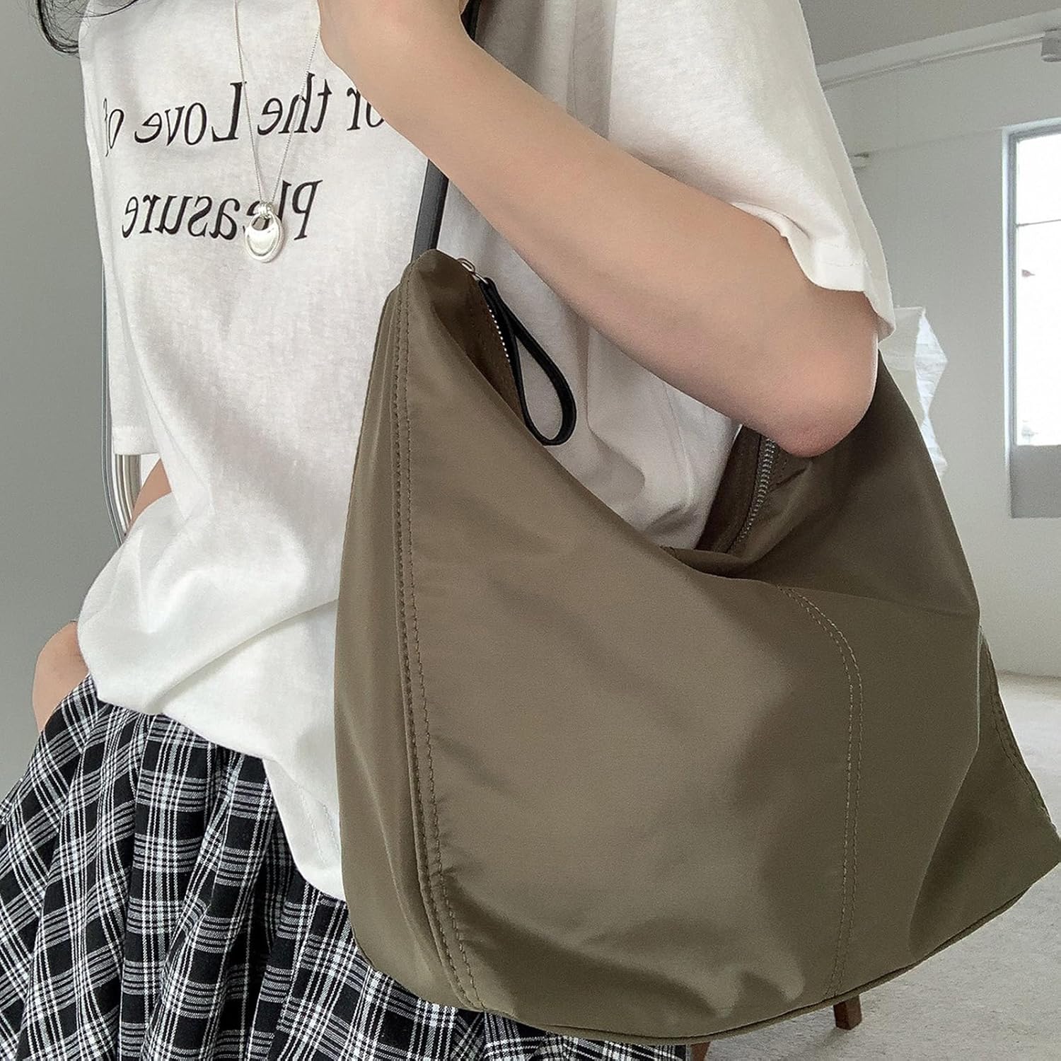 Women Bag Simple Crossbody Korean Styles Shoulder Shopping School Trendy Messengers For Everyday Korean Styles Messenger - Image 4