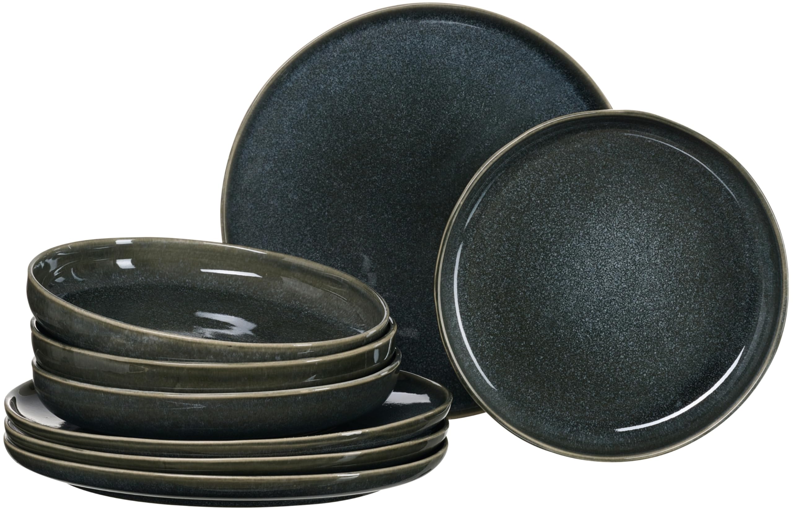 Vajilla Eda Pizarra 8 piezas