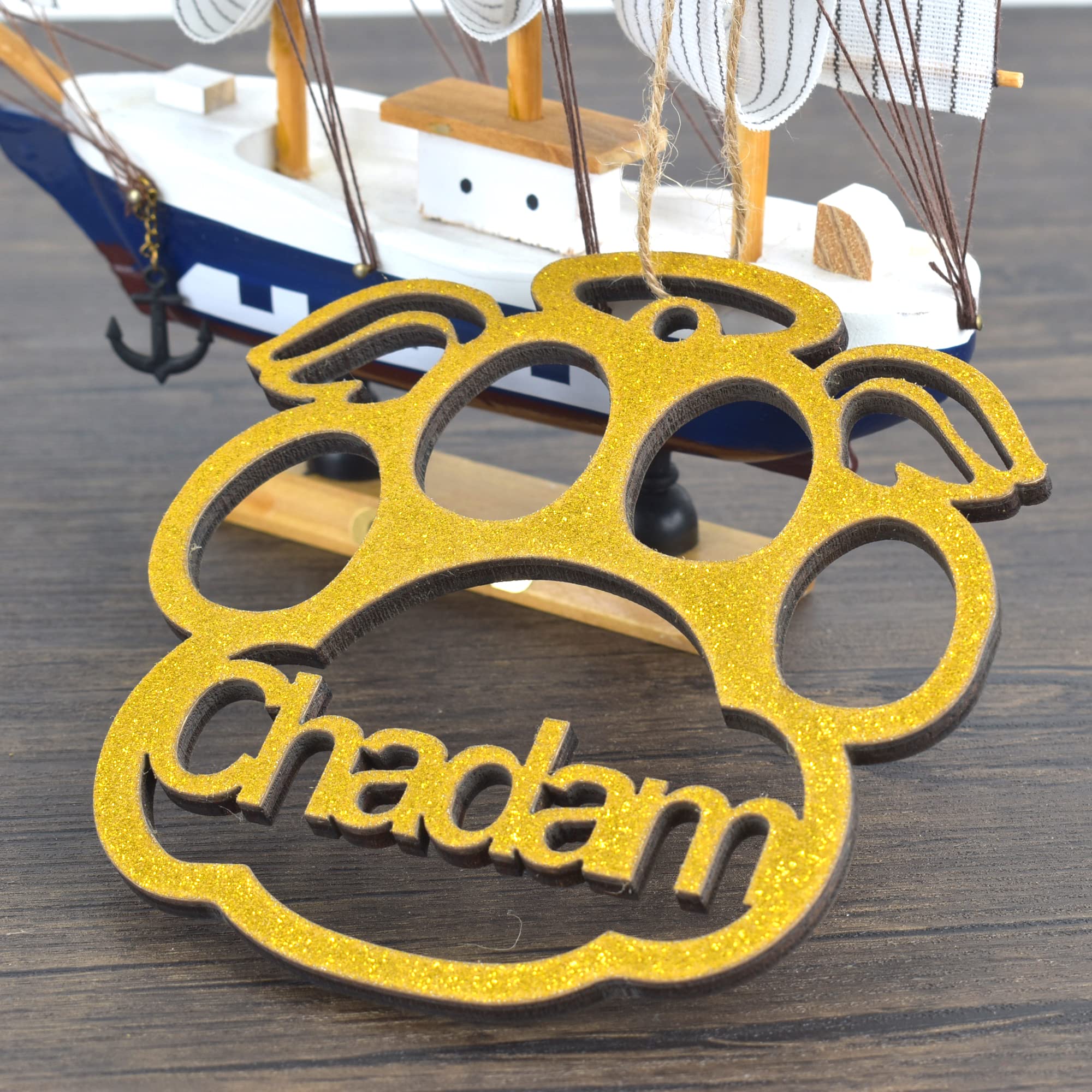 Personalized Custom pet Ornaments?Custom pet Ornament?Cats and Dogs Pet Names Custom Christmas Tree Wood Ornaments?Dog paw Ornament?cat paw Ornament?paw Print Christmas Ornament (cat paw Wings)