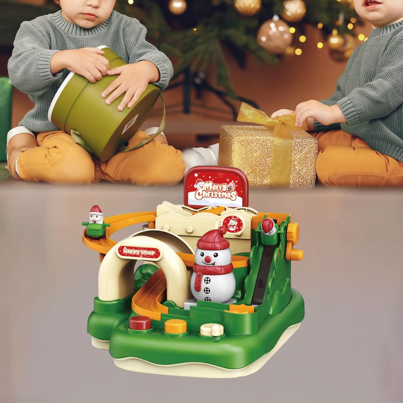 Pista Macchina Giocattolo Avventura Auto Set Educativo Compatto in PP per Stimolare La Logica Adatto a Bambini 3-4 Anni attività Domestiche Viaggi, Style a