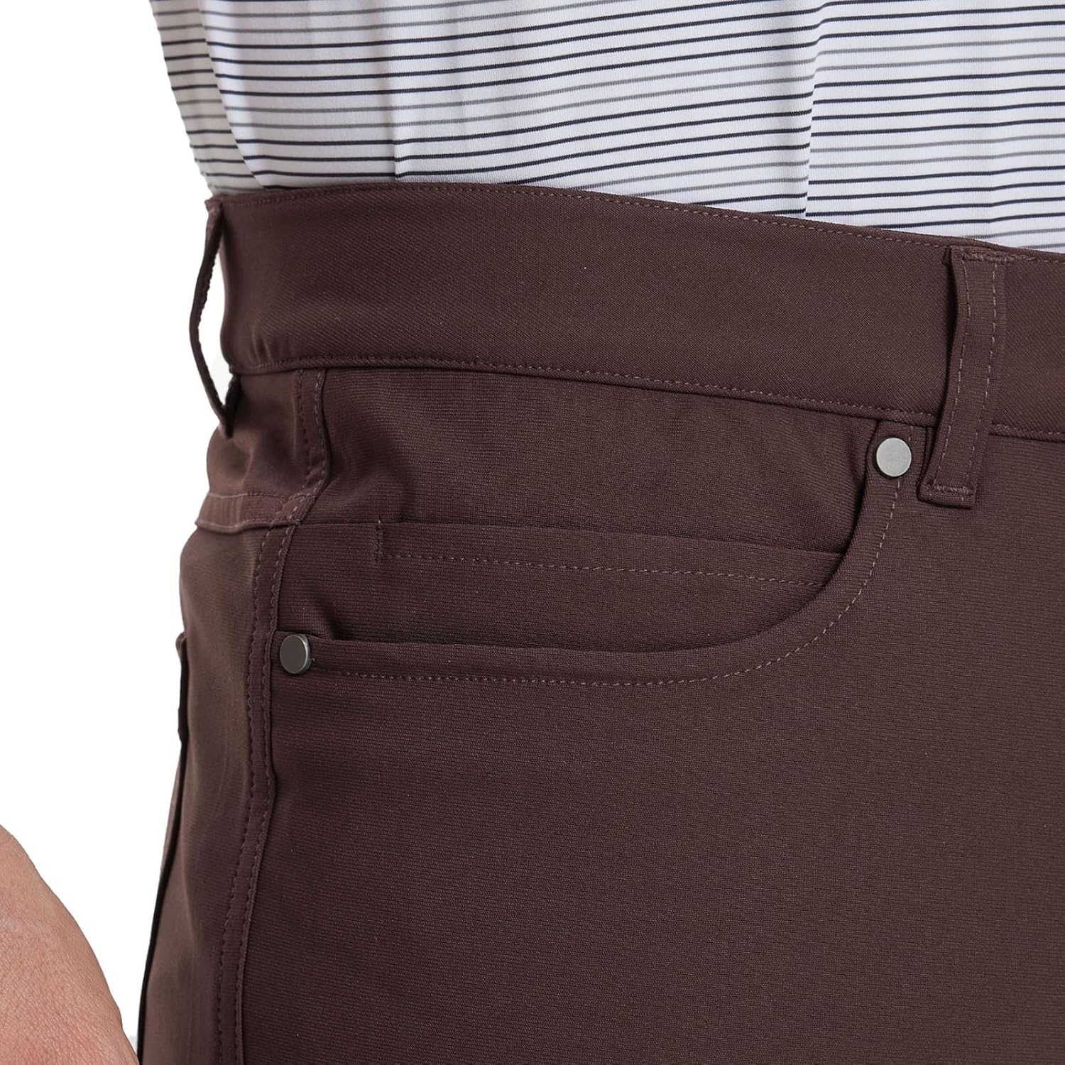 M MAELREG Golf Pants for Men Lightweight Moisture Wicking Business - 30"/32"/34" Stretch Flat Front Casual Dress Pant for Men - Image 5