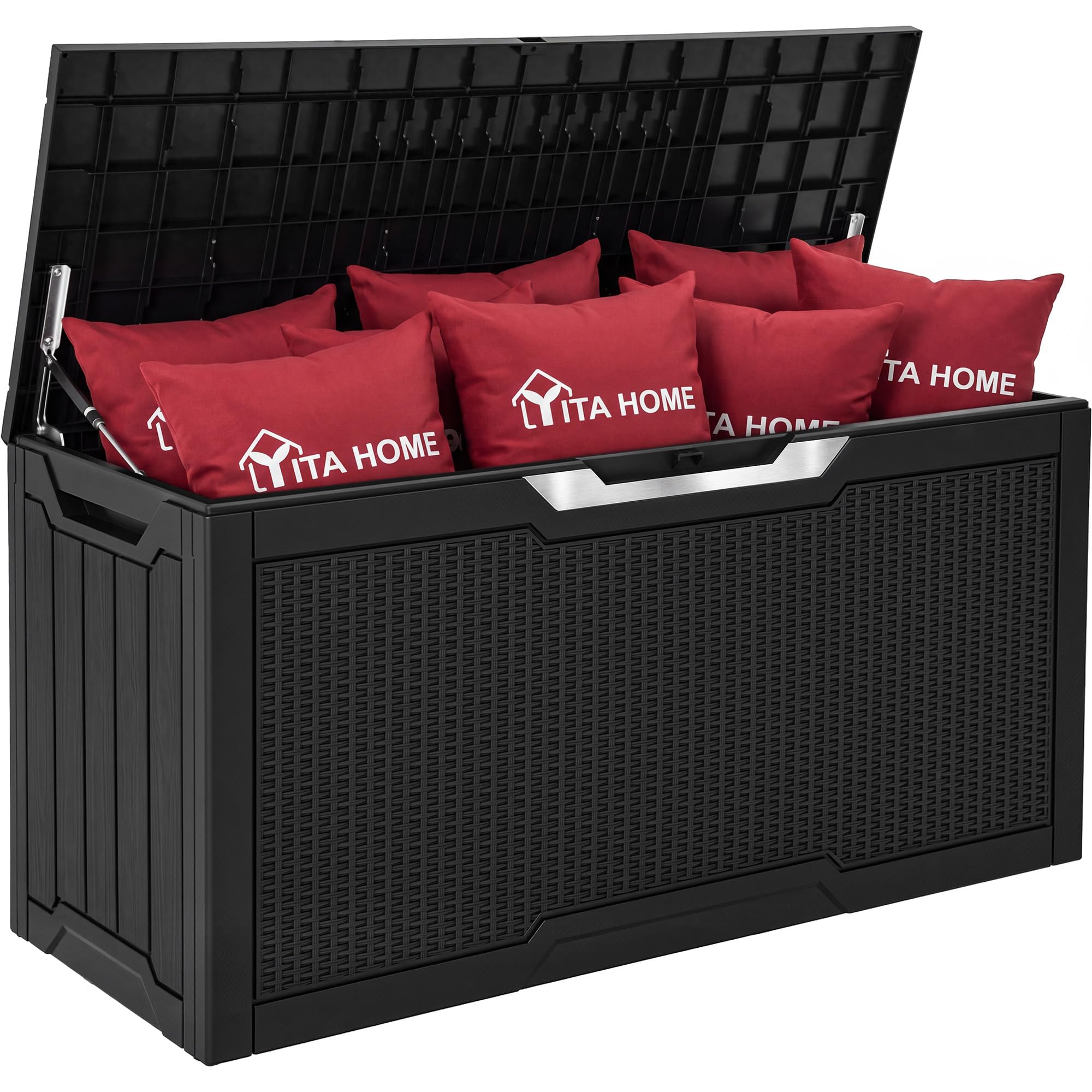 YITAHOME 80 Gallon Resin Deck Box - Outdoor Storage -26