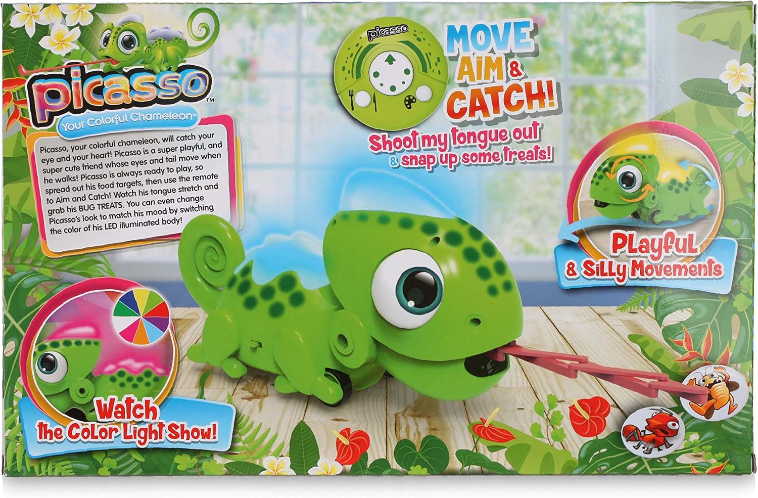Basic Fun Anipets - Picasso: The Colorful Robo Chameleon