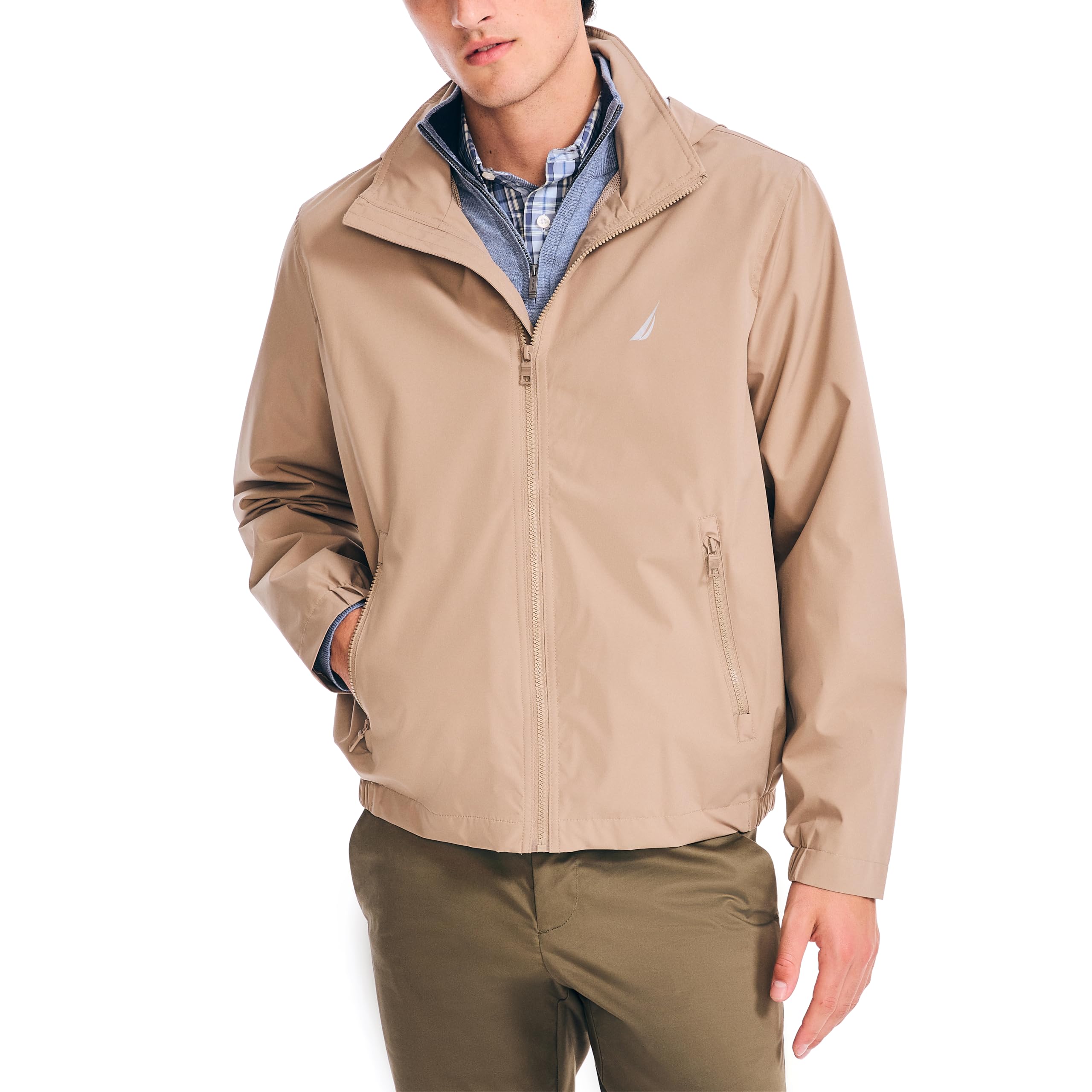 Nautica Men's Rainbreaker Bomber Jacket