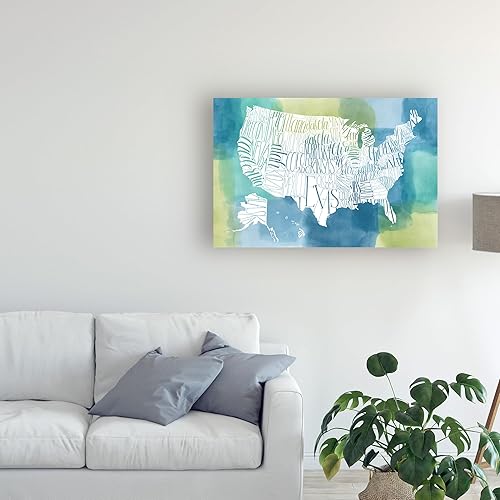 Miniatura 3 de Lienzo artístico Grace Popp 'Patchwork Usa'