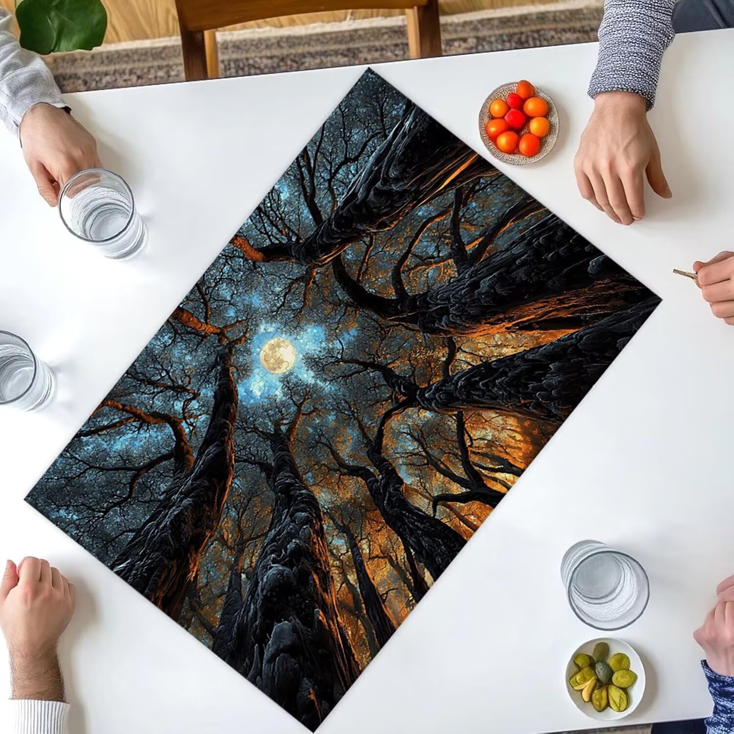 1500 Pezzi di Puzzle, foresta1500 Pezzi di Puzzle per Adulti, Regalo di Anniversario, Regalo di Natale, Decorazione Della Casa, Prevenzione Della Degenerazione Cerebrale Negli Anziani v-703