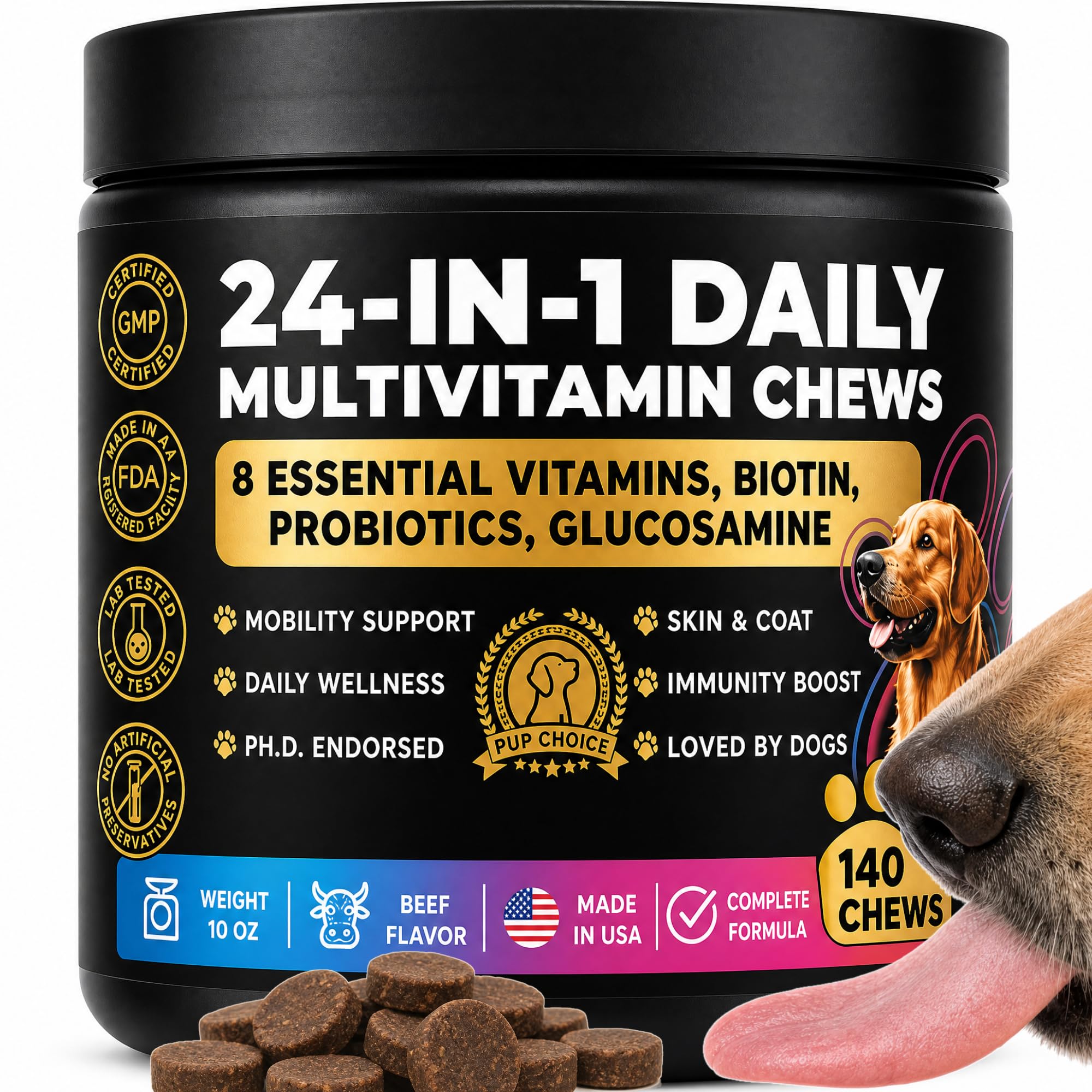 Pup Choice 24-in-1 Multivitamin Chews