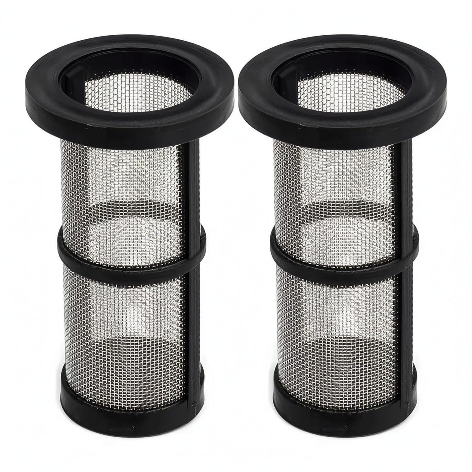 2 Pieces Compatible Replacement Filter Mesh Black ABS Cylindrical Filter Debris Removal Sturdy, Polaris 48222-image-9