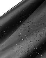 Vista 4 de QWORK Cubierta de tambor de 55 galones, paquete de 4 tapas de tambor duraderas, color negro