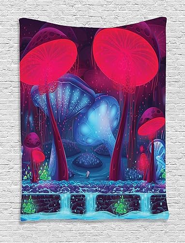 Miniatura 108 de Ambesonne Tapiz vintage, detalles de relojes mecánicos, diseño steampunk, diseño steampunk, para colgar en la pared para dormitorio, sala de estar,