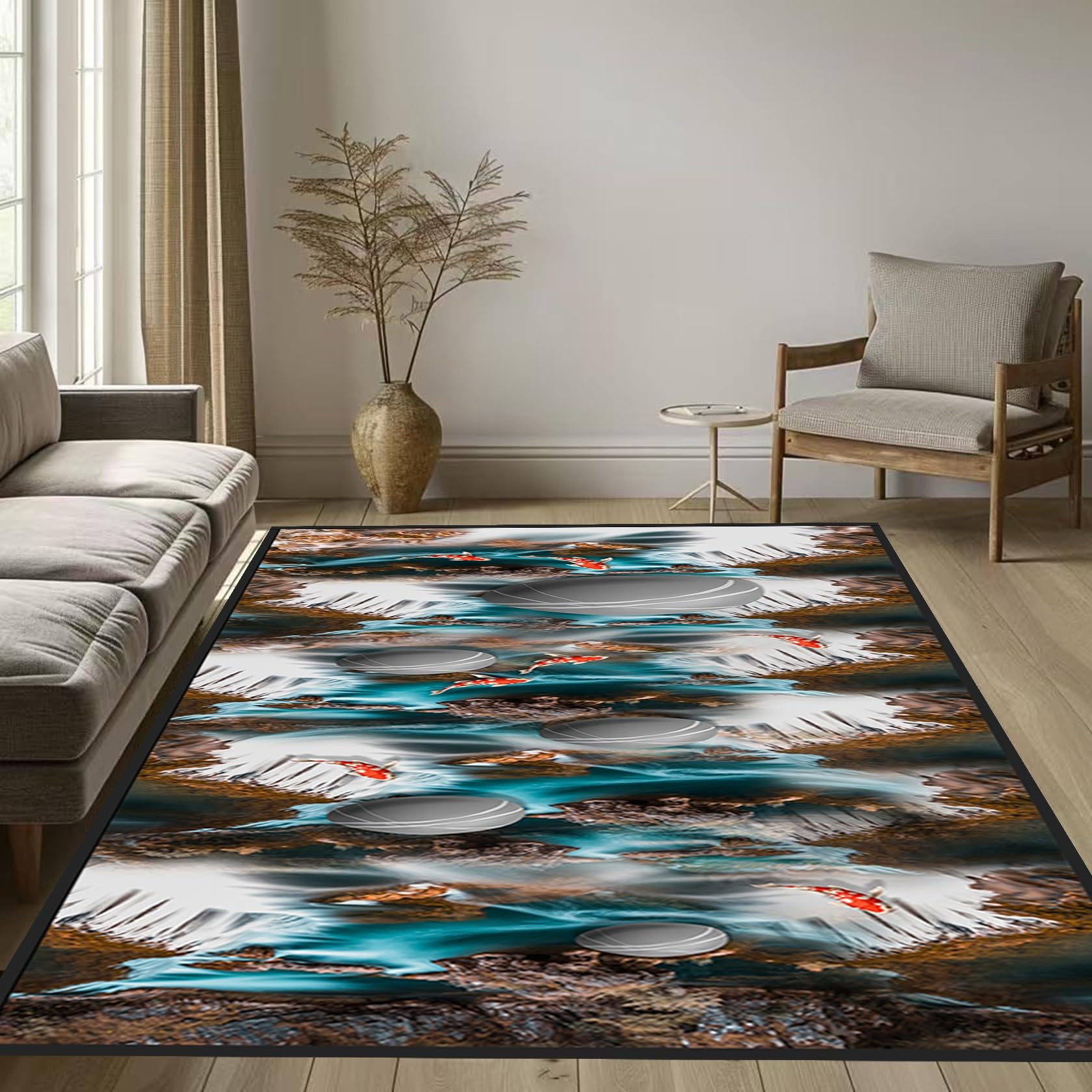 Alfombras de habitacion y pasillos antideslizantes para suelos confortables