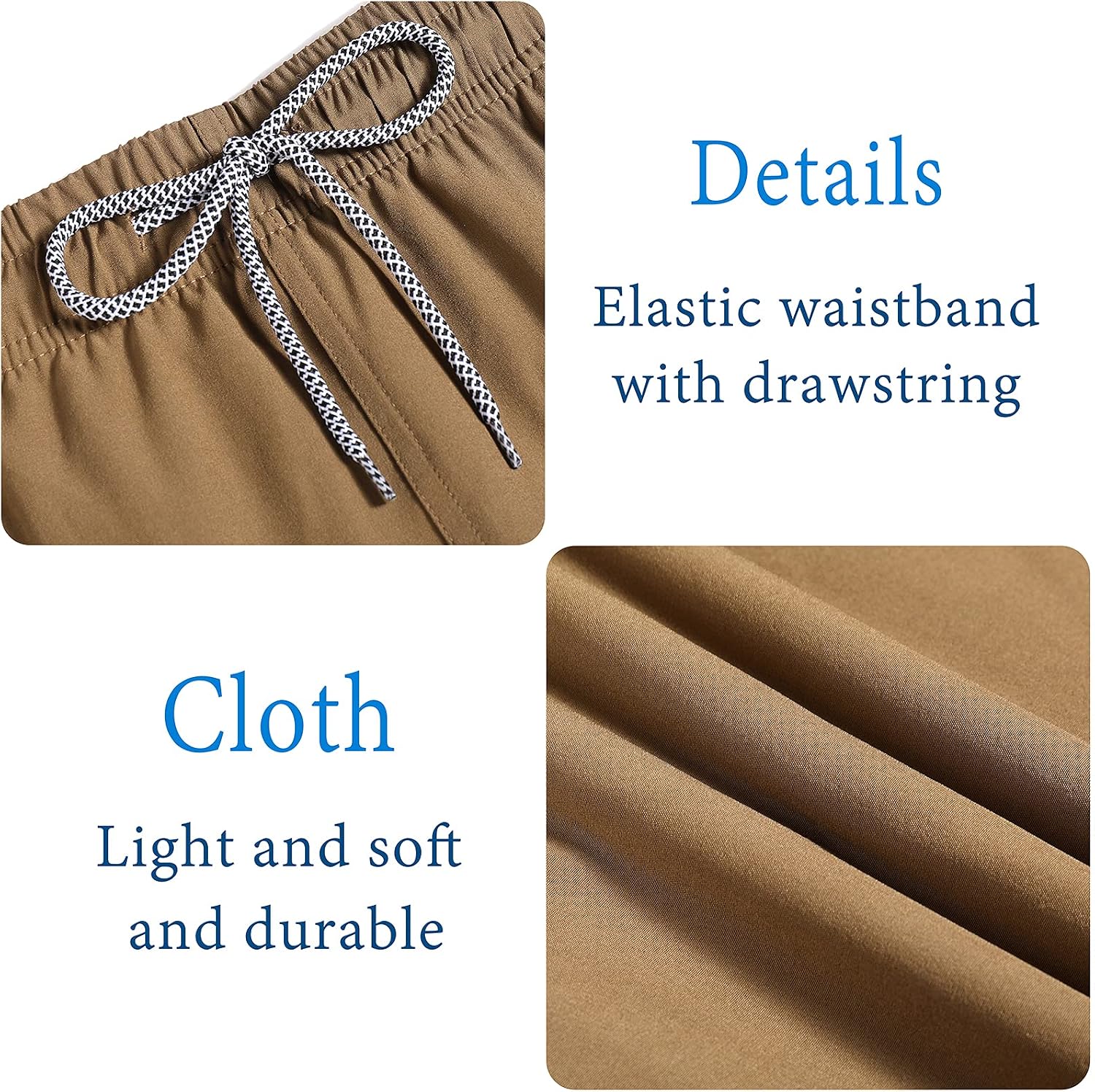 Biwisy Mens Swim Trunks Quick Dry Beach Shorts Mesh Lining Swimwear Bathing Suits with Pockets