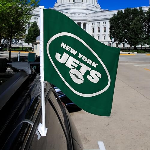 Vista 250 de Rico Industries NFL - Bandera de doble cara para automóvil, accesorio para auto