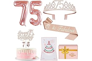 Birthday Bash Essential: 75th Birthday Decorations for Women