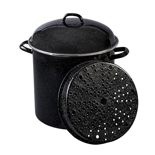 Granite Ware 15 Qt Heavy Gauge Seafood, Tamale, Steamer Pot