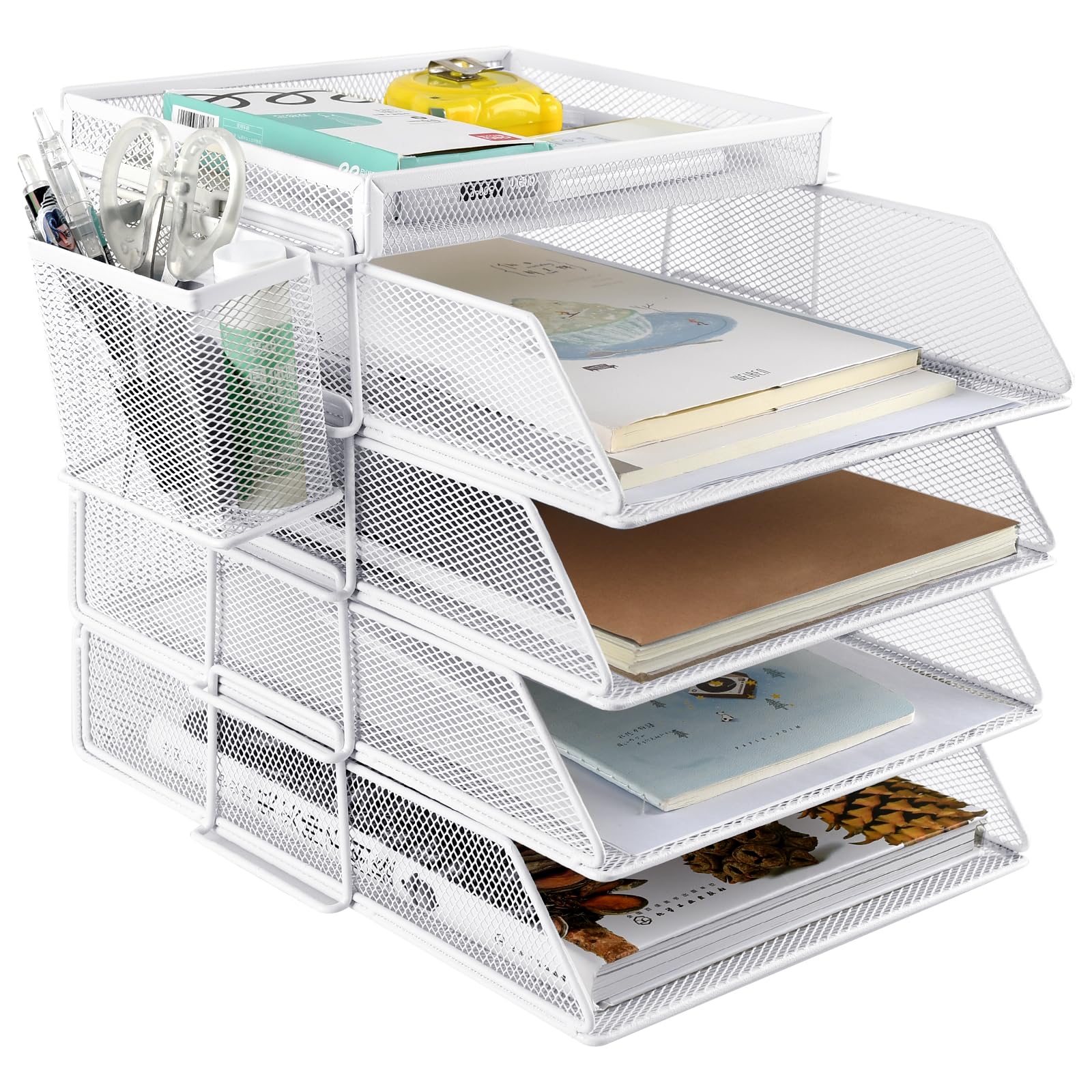 ★同梱品★レターラック★ Amazon.co.jp: 書類トレー 4+1段 レタートレー 縦置き レターケース a4