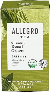 Sponsored Ad - Allegro Tea, Organic Decaf Green Tea Bags, 20 ct