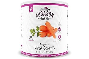 Thrive Freeze Dried Diced Carrots, Stay Prepared with Healthy and Convenient Dehydrated Veggies