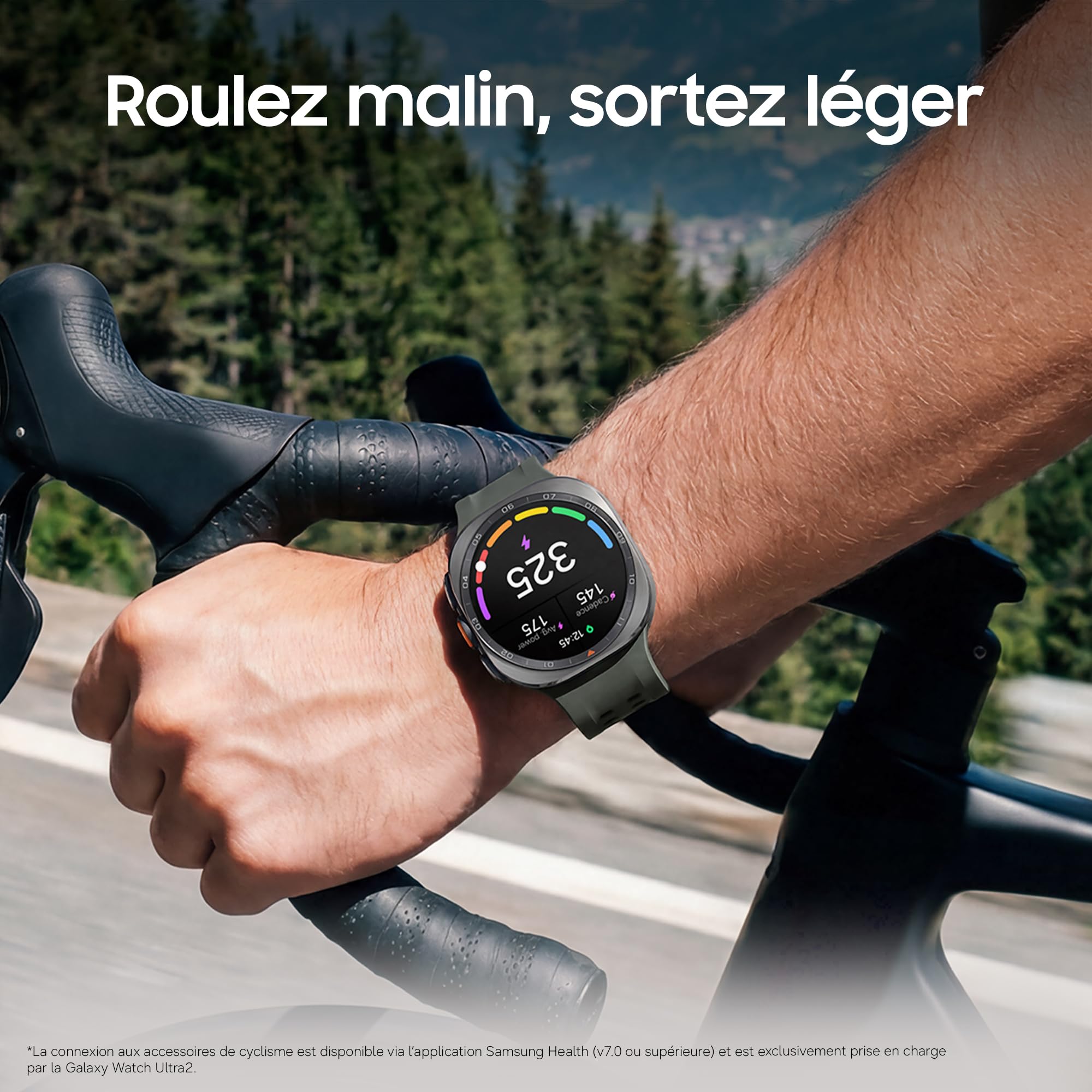 Samsung Galaxy Watch Ultra2, Connectivité 4G LTE, 47 mm, Noir Titane | Montre Sport pour le Trail, la Plongée, le Cyclisme avec Suivi Samsung Health, Batterie de 800 mAh, Recharge Rapide