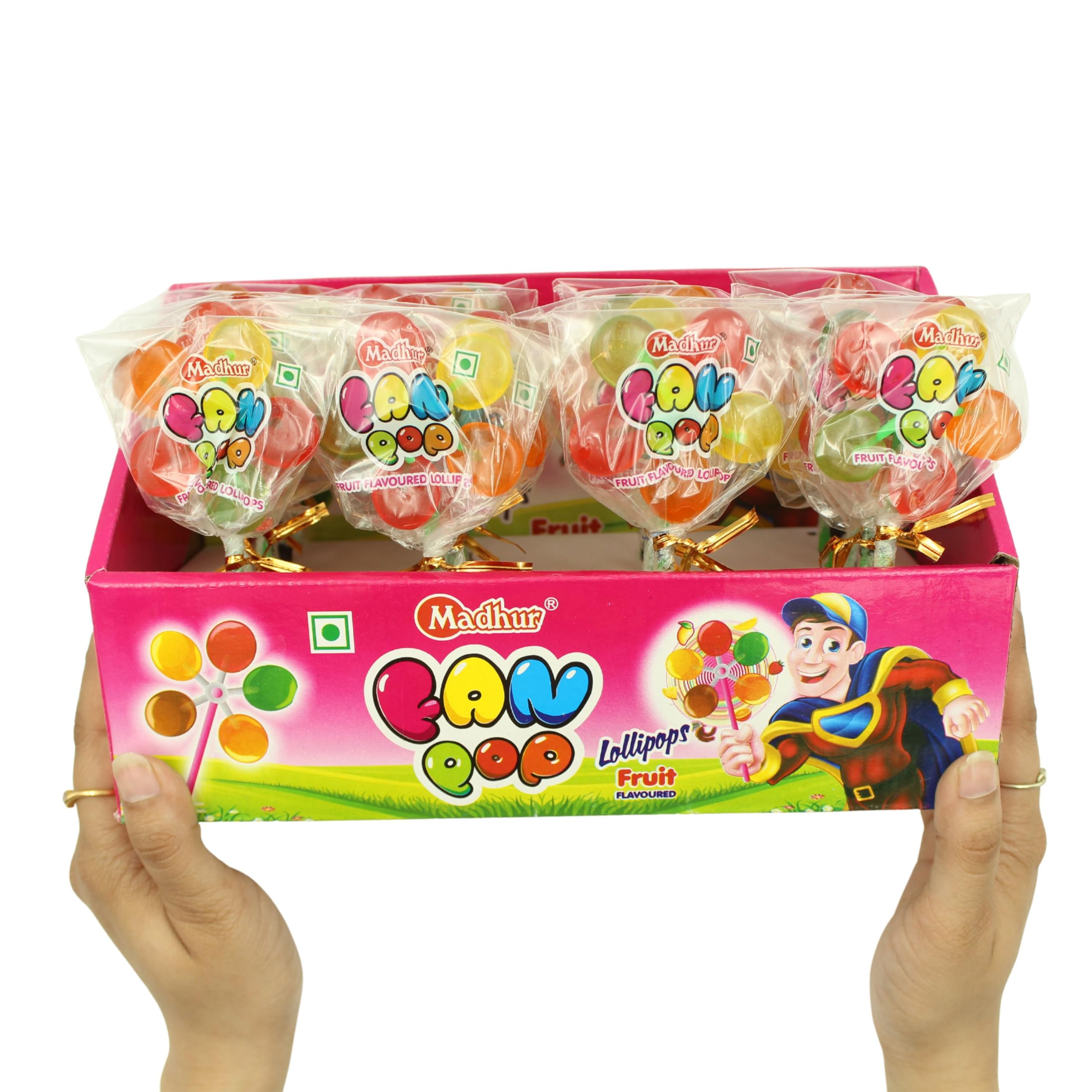 Madhur Fruit Flavored Fan Pop Lollipops | Fun Fan Design | Box of 24 Lollipops | Tasty Kids’ Treat | Perfect for Parties & Gifts (B09Y3G2FHY) Amazon Price History, Amazon Price Tracker
