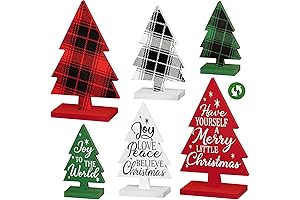 Enchanting Christmas Tabletop Haven: A Trinity of Festive Trees