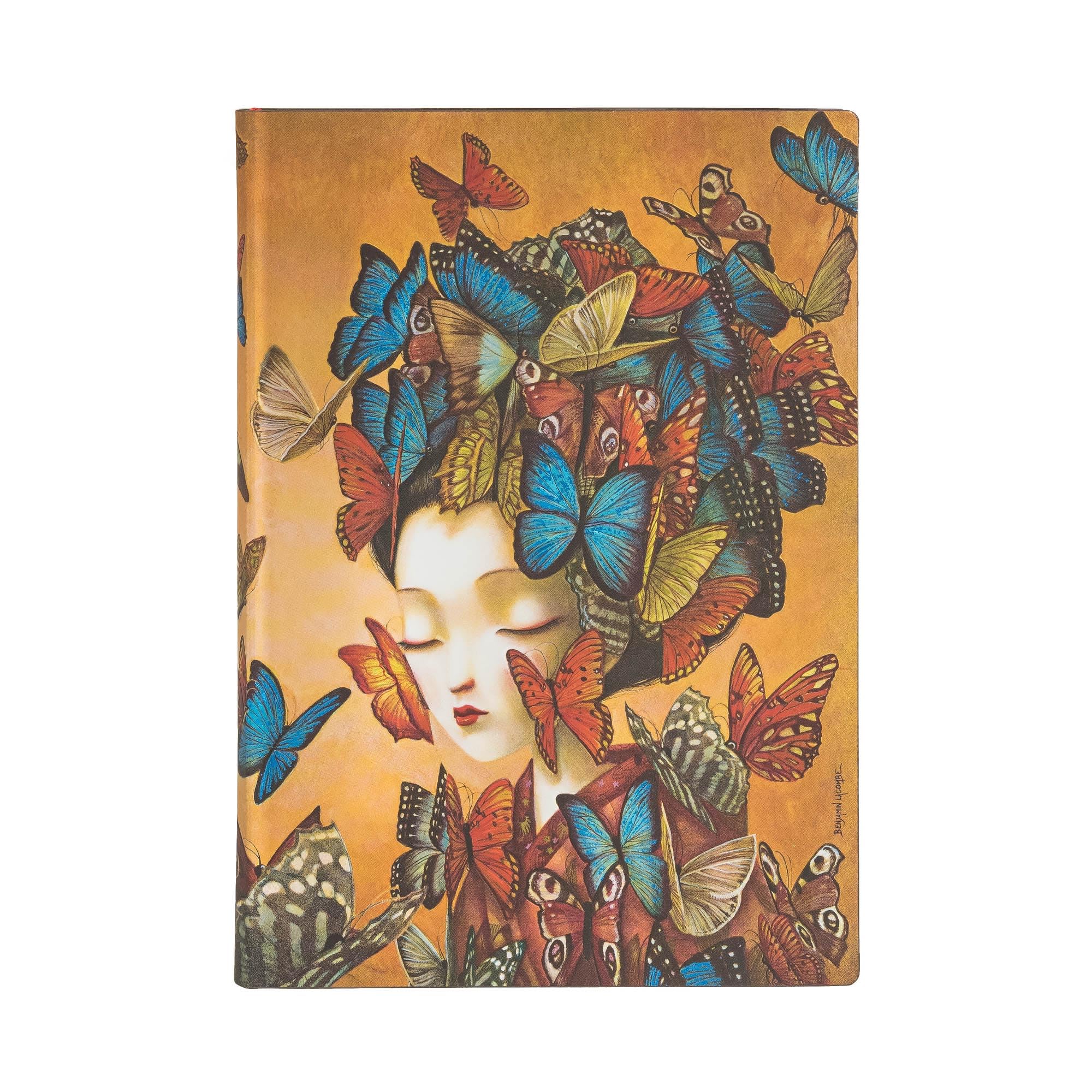 Paperblanks Softcover Flexis Madame Butterfly | Lined | Midi (130 × 180 mm)