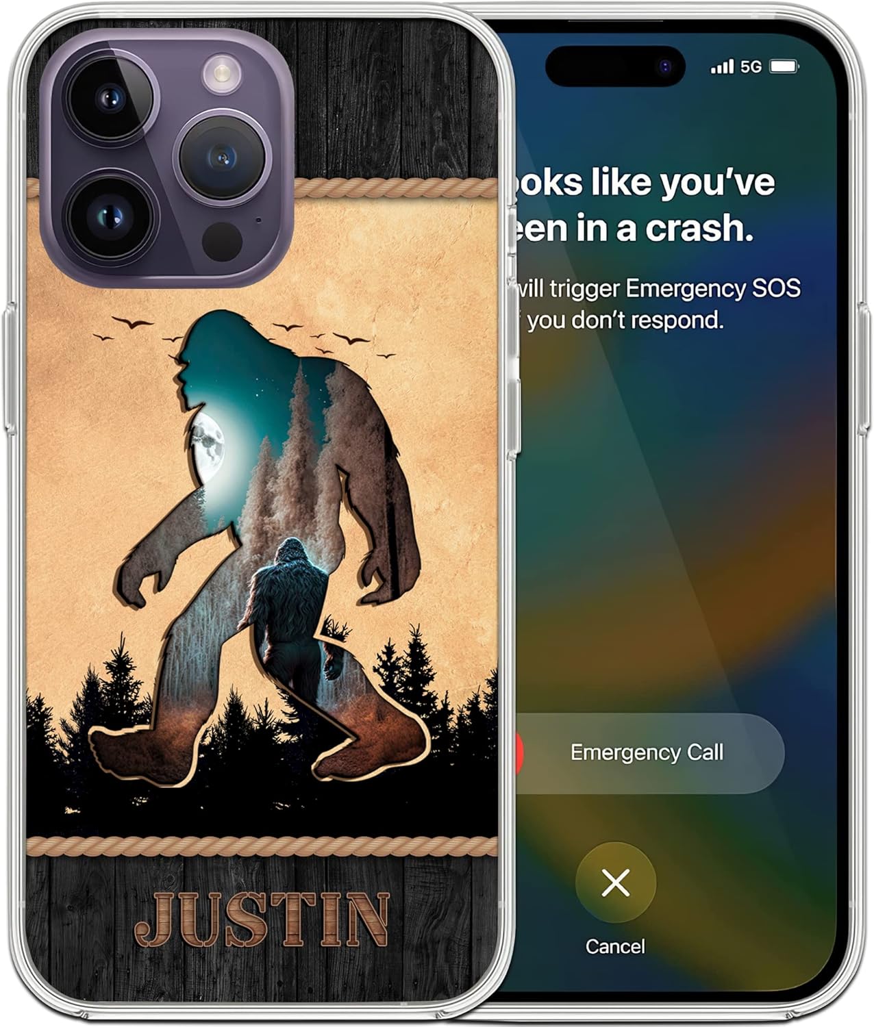 CASEZILY Personalized Bigfoot Phone Case Custom Name Cover