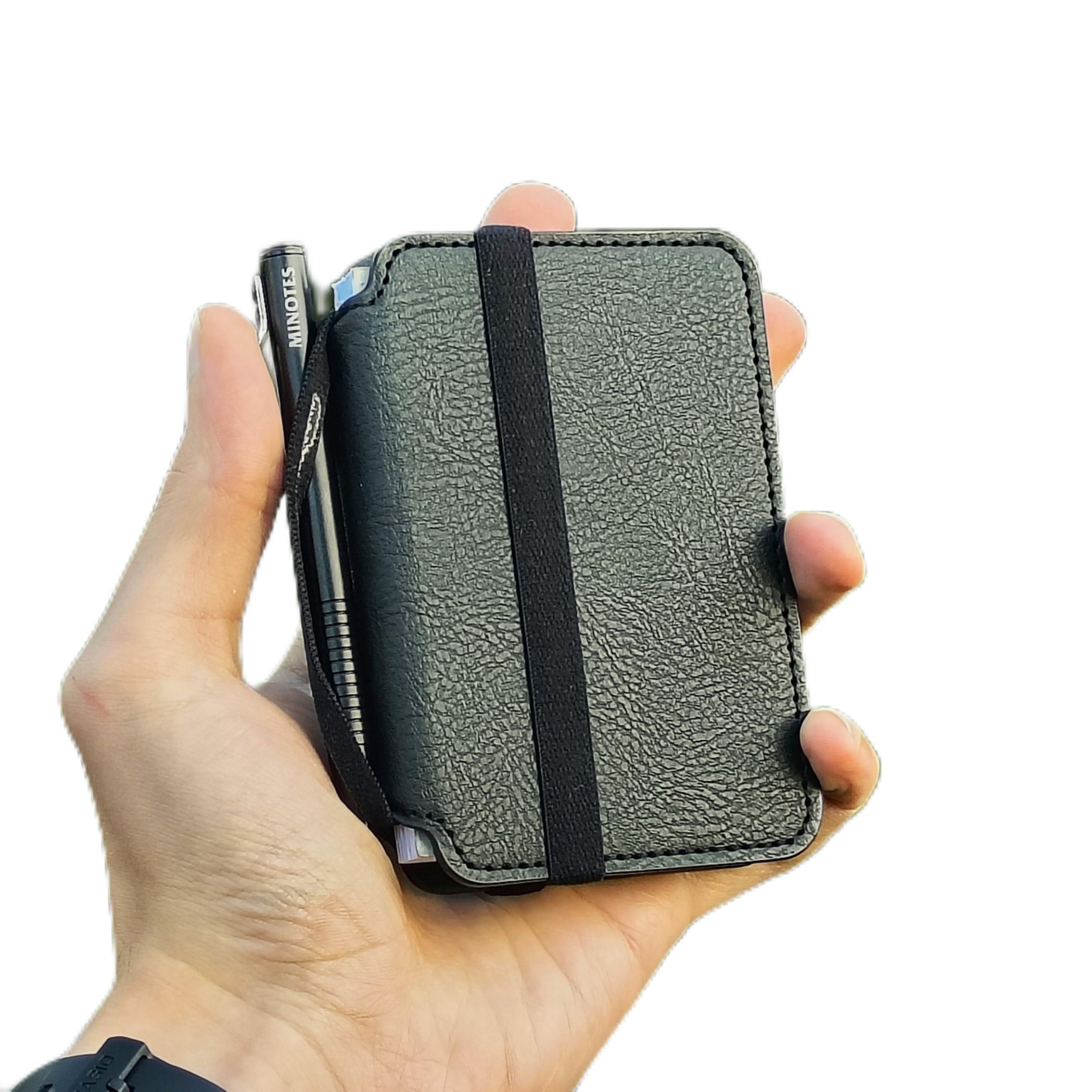 MiNotes The Microbook - Refillable Pocket Notebook, A7 Dot-Grid Paper, Notebook and Pen Set, 3"x4.25" Hardcover 160 Page Customizeable Pocket Journal — image 1