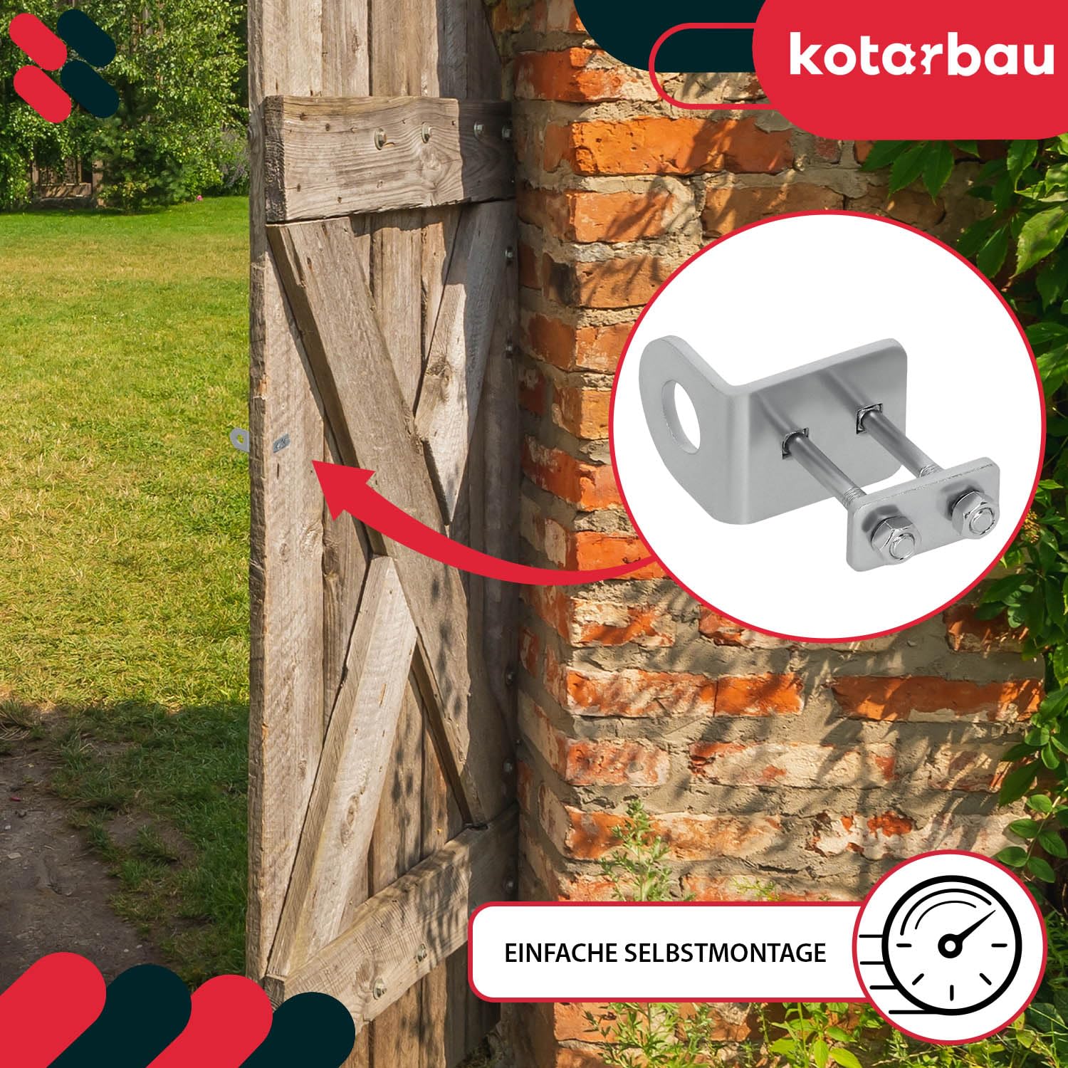 KOTARBAU® Trappola 30 mm di chiusura per cantina di sicurezza con lucchetto, dispositivo di serratura, serratura per porta