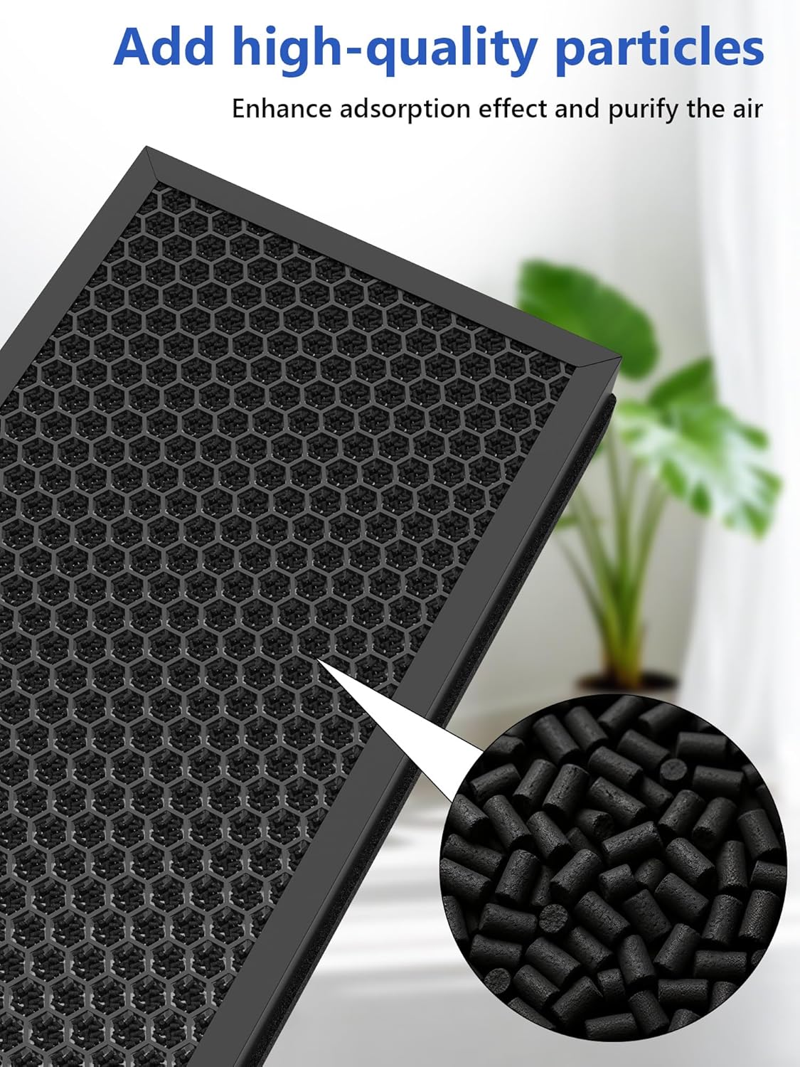 4-pack (2 Sets) Replacement Filter Compatible with Kenmore 1500e Series PM3020 & PM3025 Air Purifier, Compare to Part #KF310,