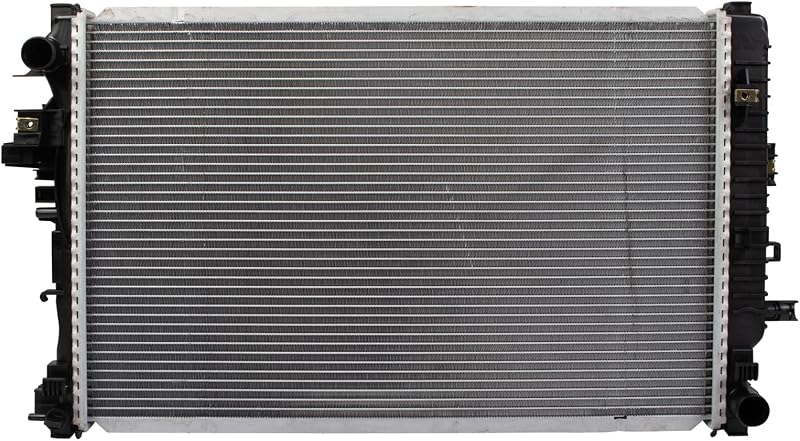 Radiador TRQ com núcleo de alumínio e tanque plástico para Buick LaCrosse e Chevrolet Malibu – 1 unidade