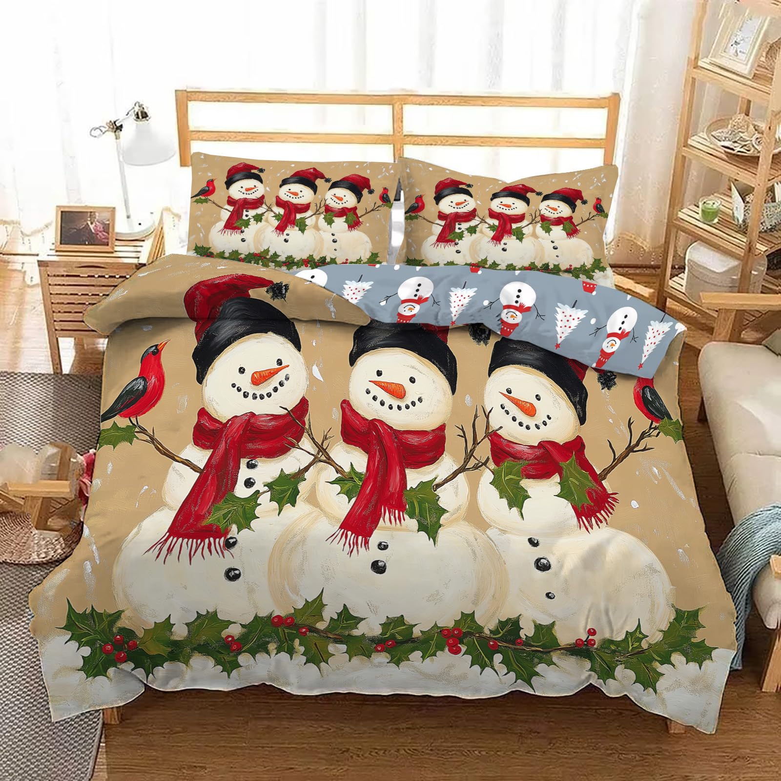 Housse de couette Noël 240x260cm Père Noël, le cadeau idéal pour enchanter petits et grands