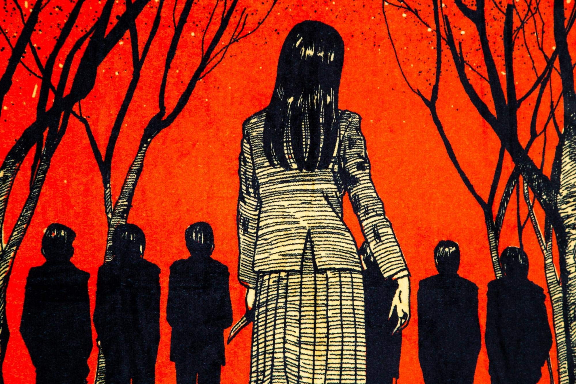 Amazon.com: Junji Ito Japanese Horror Throw Blanket | Cozy Fleece