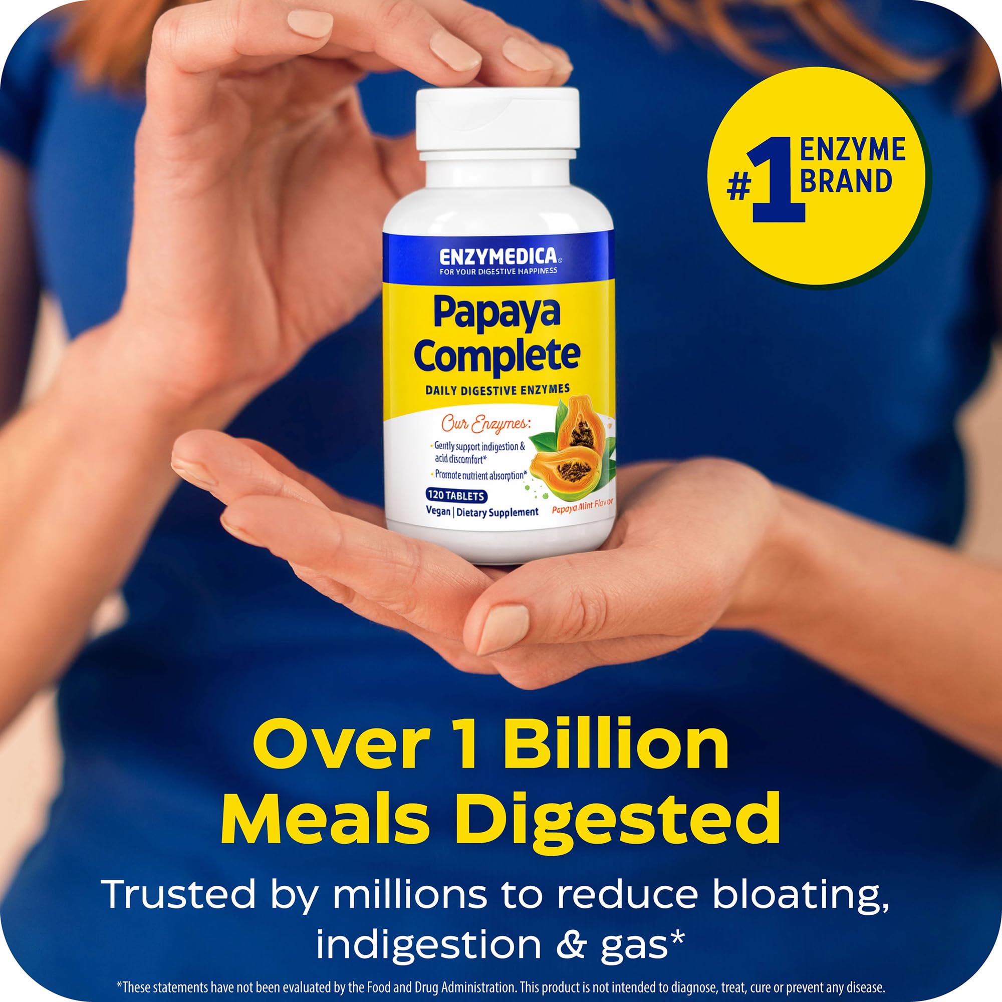 Enzymedica Papaya Complete - Papaya Enzymes Chewable - 120 Tablets — Amazon image 7