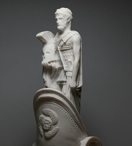 Miniatura 4 de ARES Marte God of War Chariot Greek Cast Marble Estatua Escultura Figura 9.84