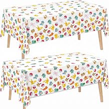Unique Pokemon Table Cloth 2-Pack | Pokemon Birthday Decorations for Party | Officially Licensed 54 x 84-Inch Leakproof Tablecloths