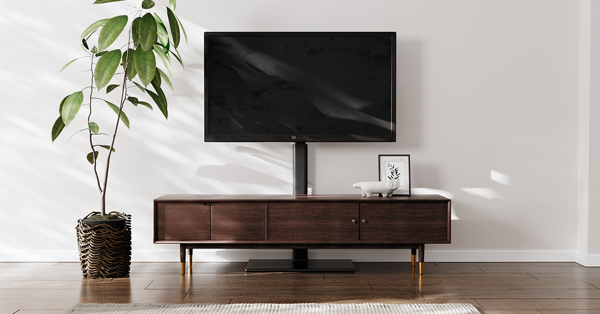 Supporto TV Da Pavimento FITUEYES Per 32-60 Pollici - Girevole 70°, Altezza Regolabile - Foto 7