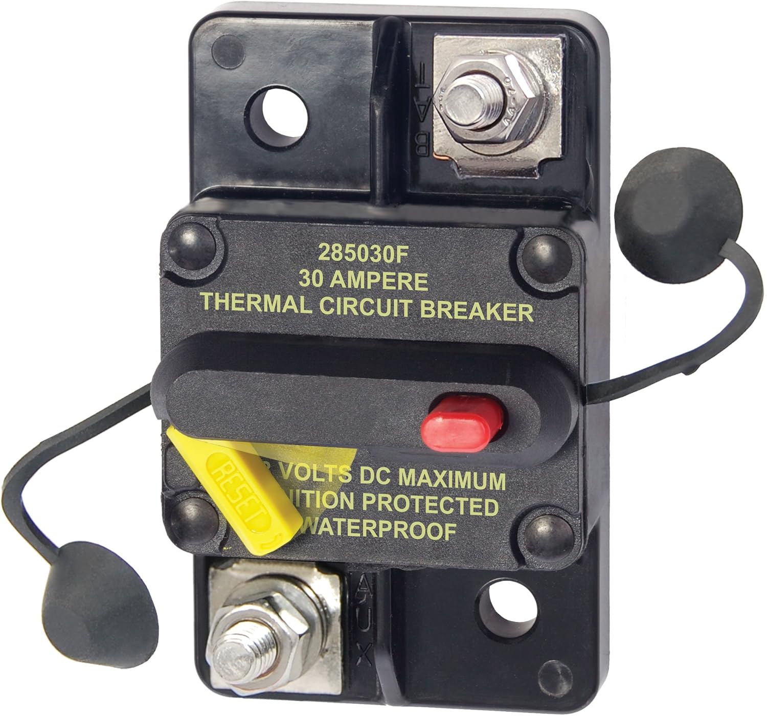 Blue Sea Systems 7184 285 Series Circuit Breaker, Surface Mount, 60 Amp, 48V DC : Automotive