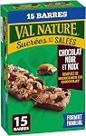 NATURE VALLEY - FAMILY PACK SIZE - Dark Chocolate Nut Granola Bars, Loaded with Chocolate Chunks, Pack of 15 Granola Bars, Made with Whole Grain Oats, No Artificial Colours, No Artificial Flavours