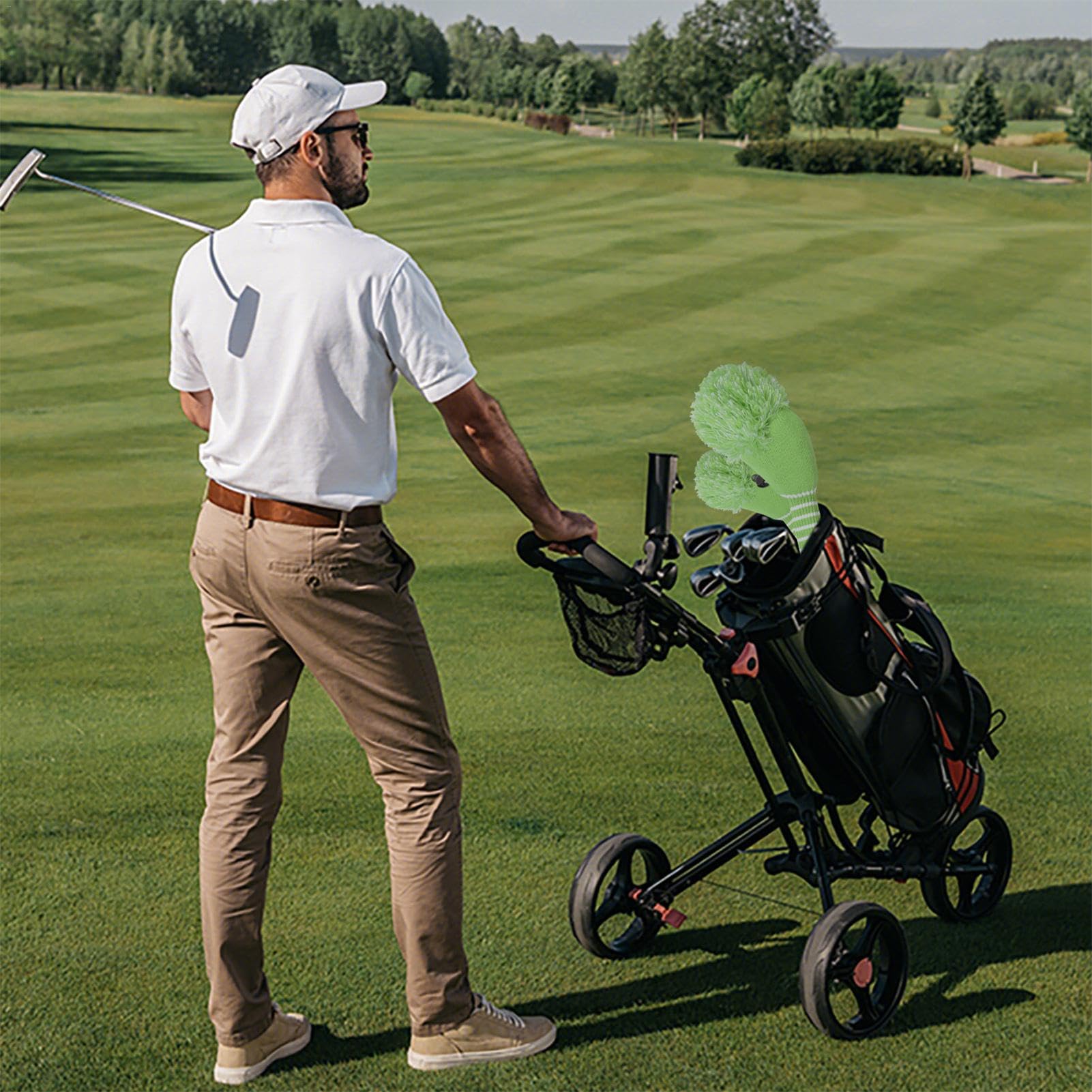 Amazon.co.jp: ニットゴルフヘッドカバー、ゴルフクラブ