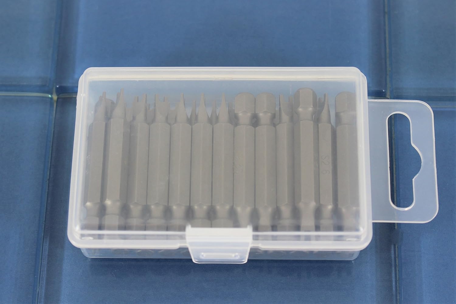 TEMO 25 pc Spanner #6 2 Inch Screwdriver Insert Bits, Durable S2 Steel, with Heavy Duty Storage Container
